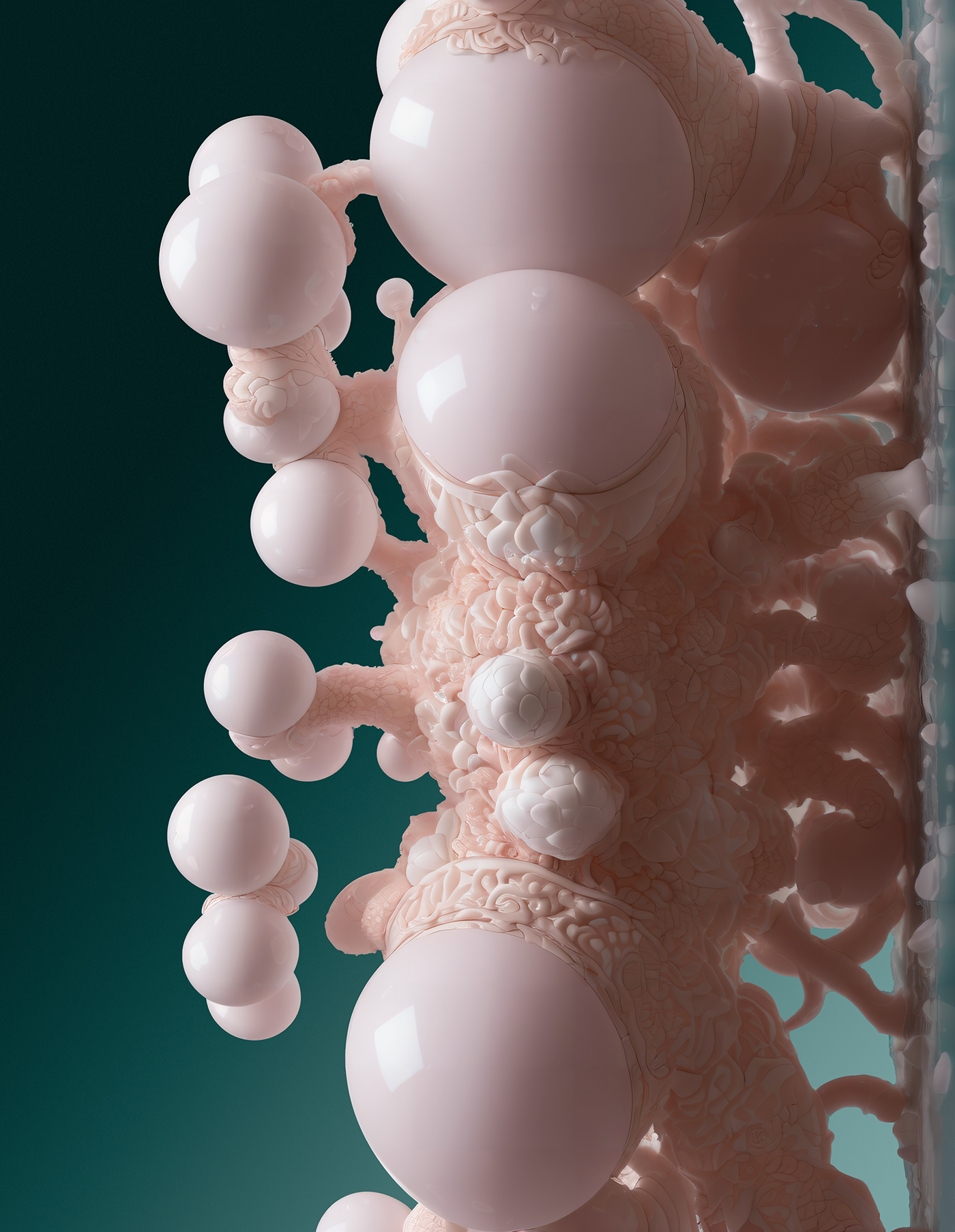 science biotechnology biology anatomy Digital Art  contemporary art Technology ai art conceptual