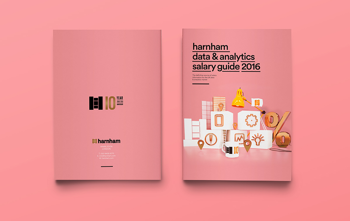 Illustration & Typography: Harnham Salary Guide (2016)