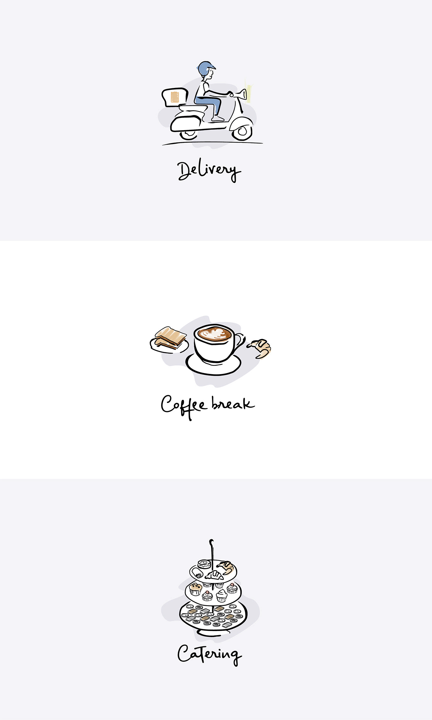 ilustracion illustrations diseño dibujo Digital Art  arte art Coffee cafe restaurante