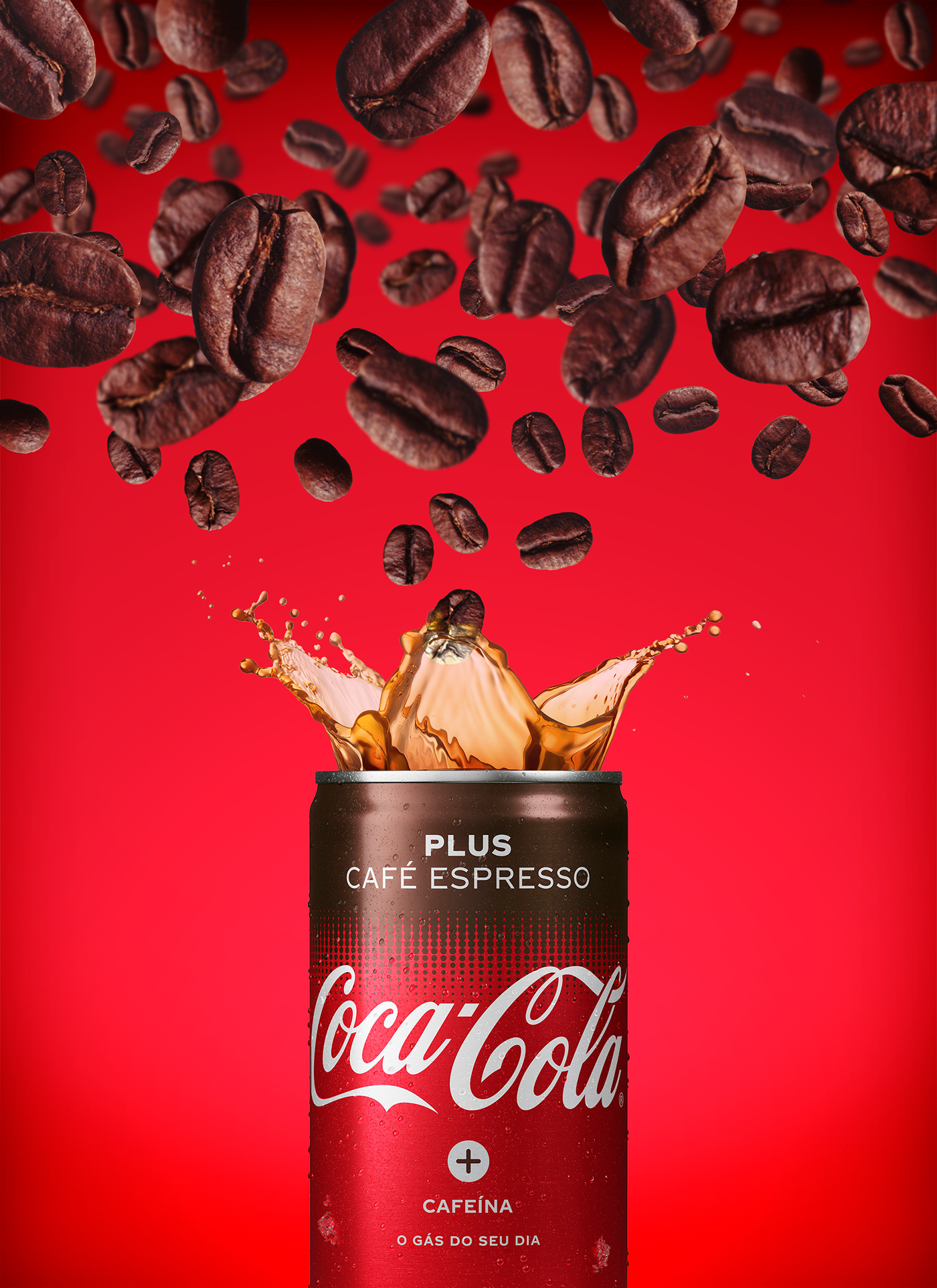 Coca-Cola coke cafe Coffee art art direction  graphic design  poster banner ad