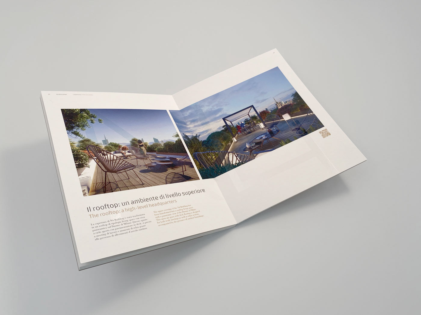 book brochure landing page milano photo print print design  real estate Web