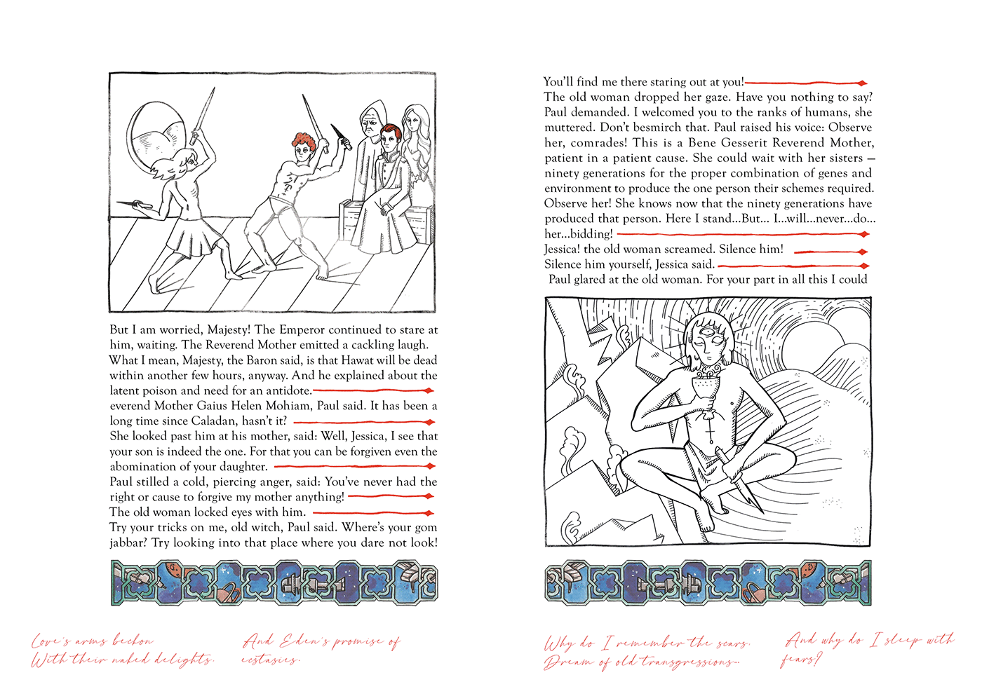 arrakis Booklet concept dune initial miniatures publication Renaissance
