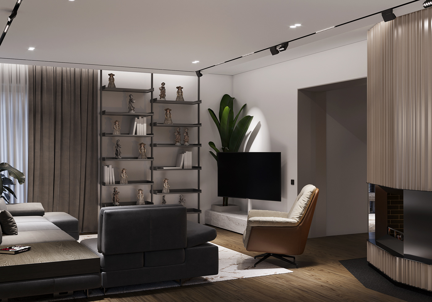 interior design  Residential Design Interior design Render 3ds max corona visualization 3D modern