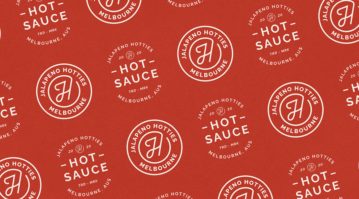 badge branding  hot sauce logo Packaging lettering Logotype monoline Script Logo Design