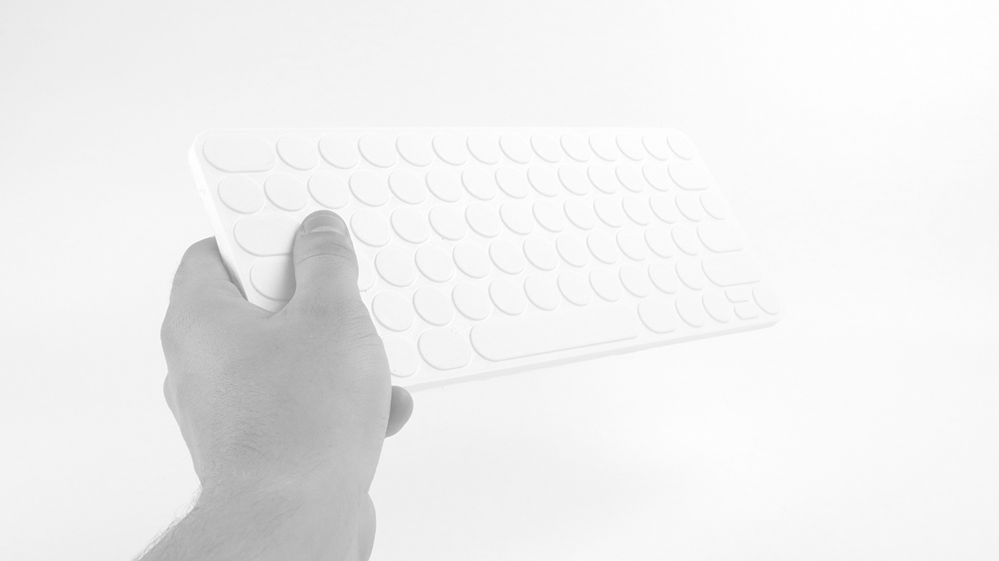 keyboard modular consumer electronics design minimal Technology wireless charging industrial design Logitech product design