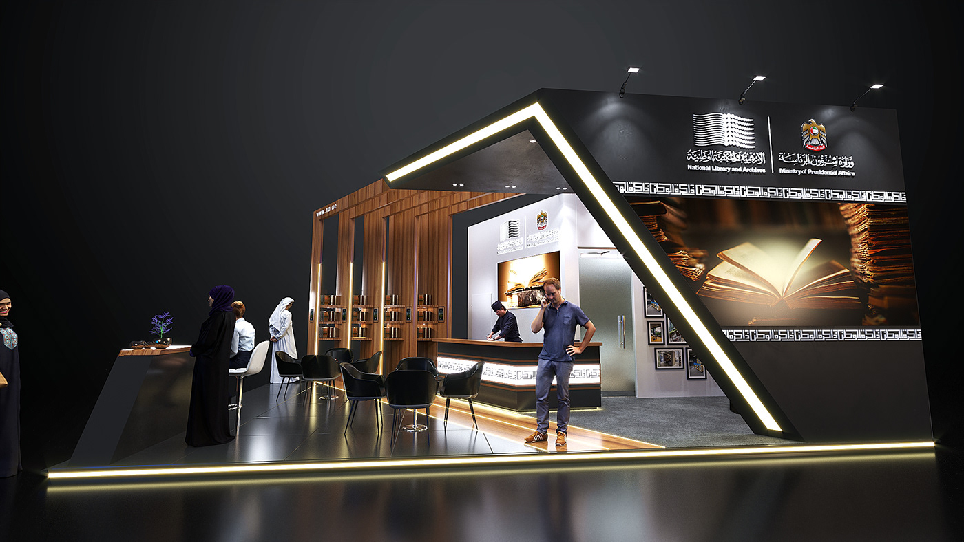 3ds max booth booth design corona render  Exhibition  Exhibition Design  exhibition stand modern stand design