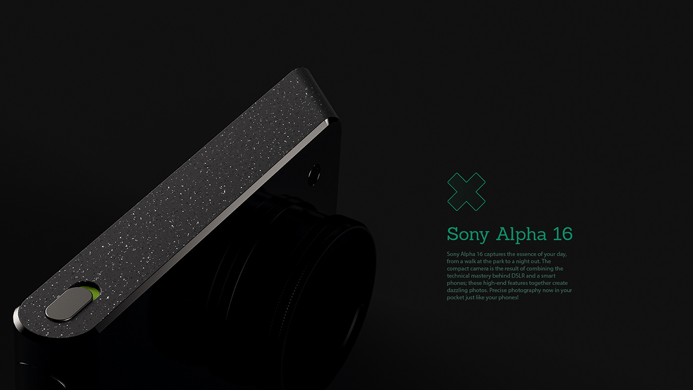sony alpha camera Photography  design minimal portfolio 2018 interface design concept industrial design  product design 