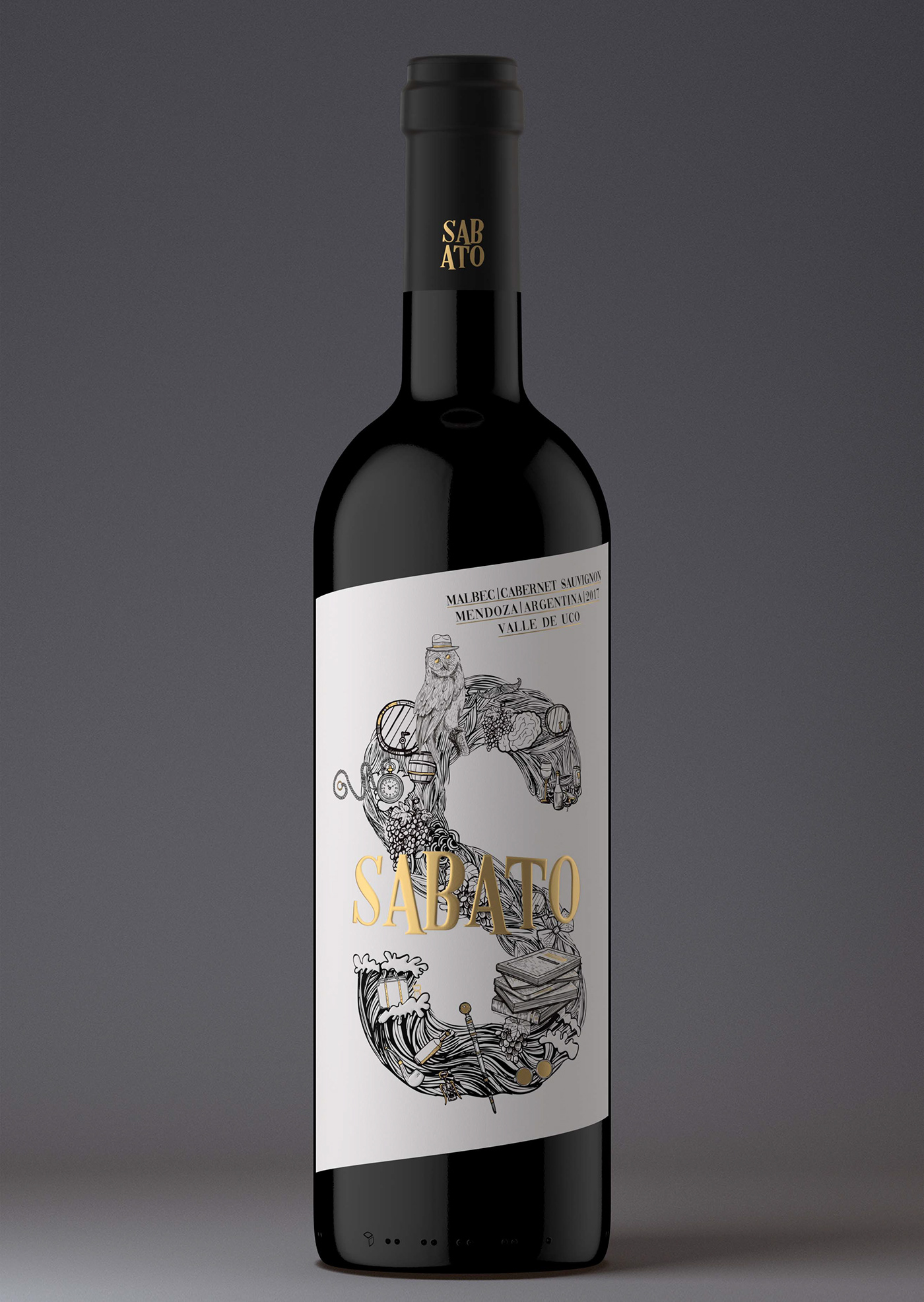 diseño Etiqueta de Vino Label mendoza sabato stpamng wine label Wines