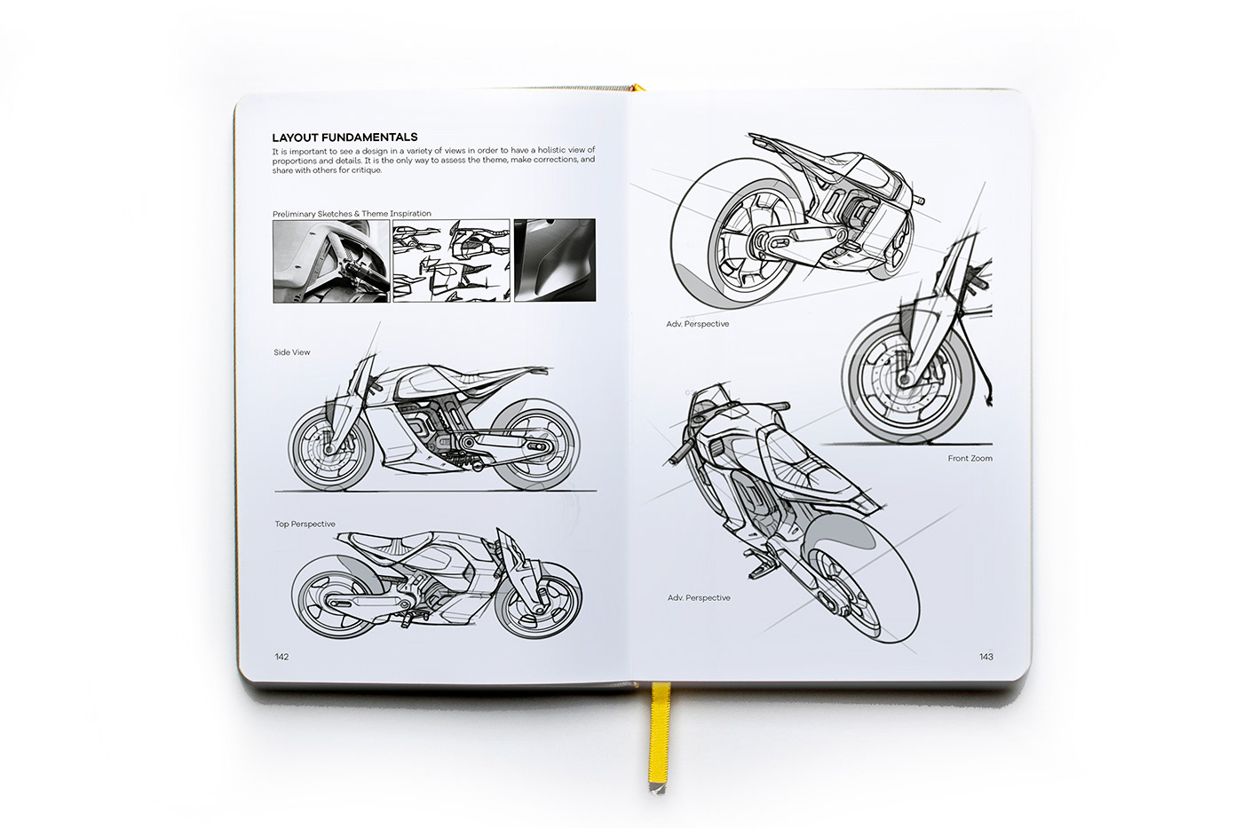 motorcycle design Transportation Design rendering sketching sketchbook concept motorcycle transportation book sketch