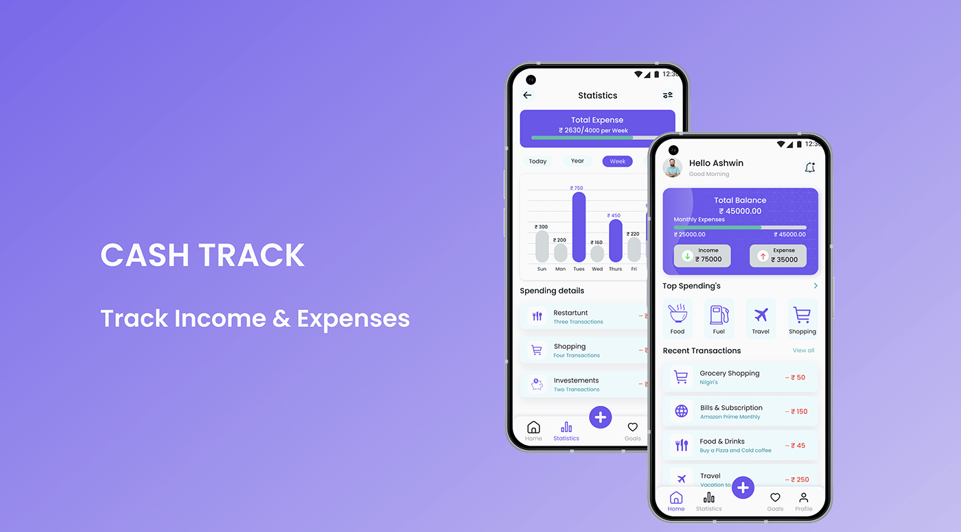 finance UI/UX uidesign app design finance app financial money Investment expense app