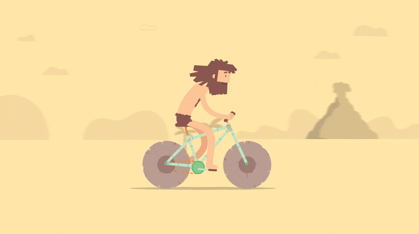 motion Bike ILLUSTRATION  after effects animation  colors
