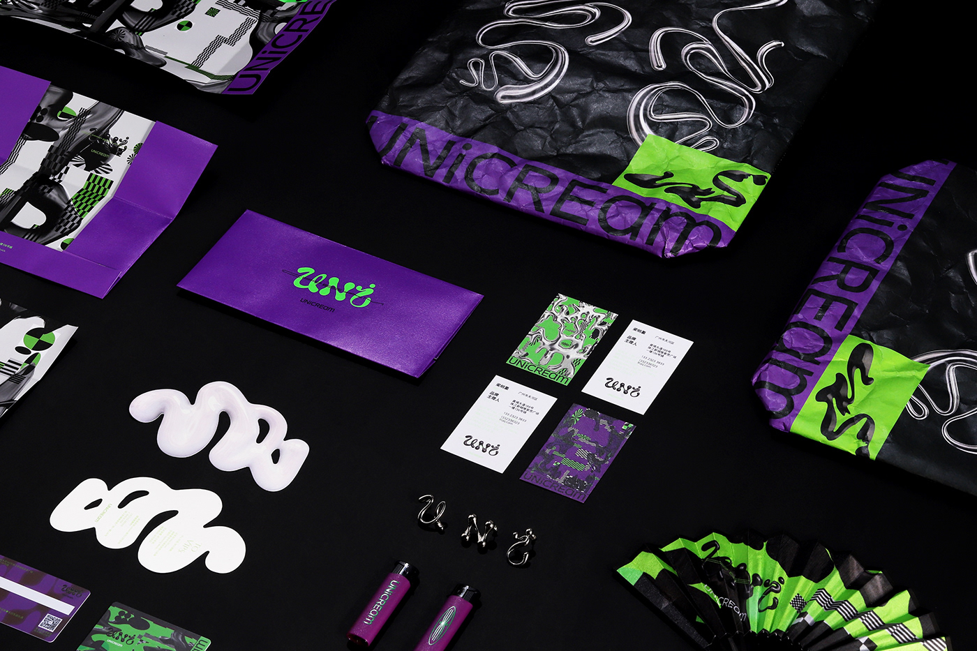 3D branding  club graphic design  Logotype print typography   visual identity