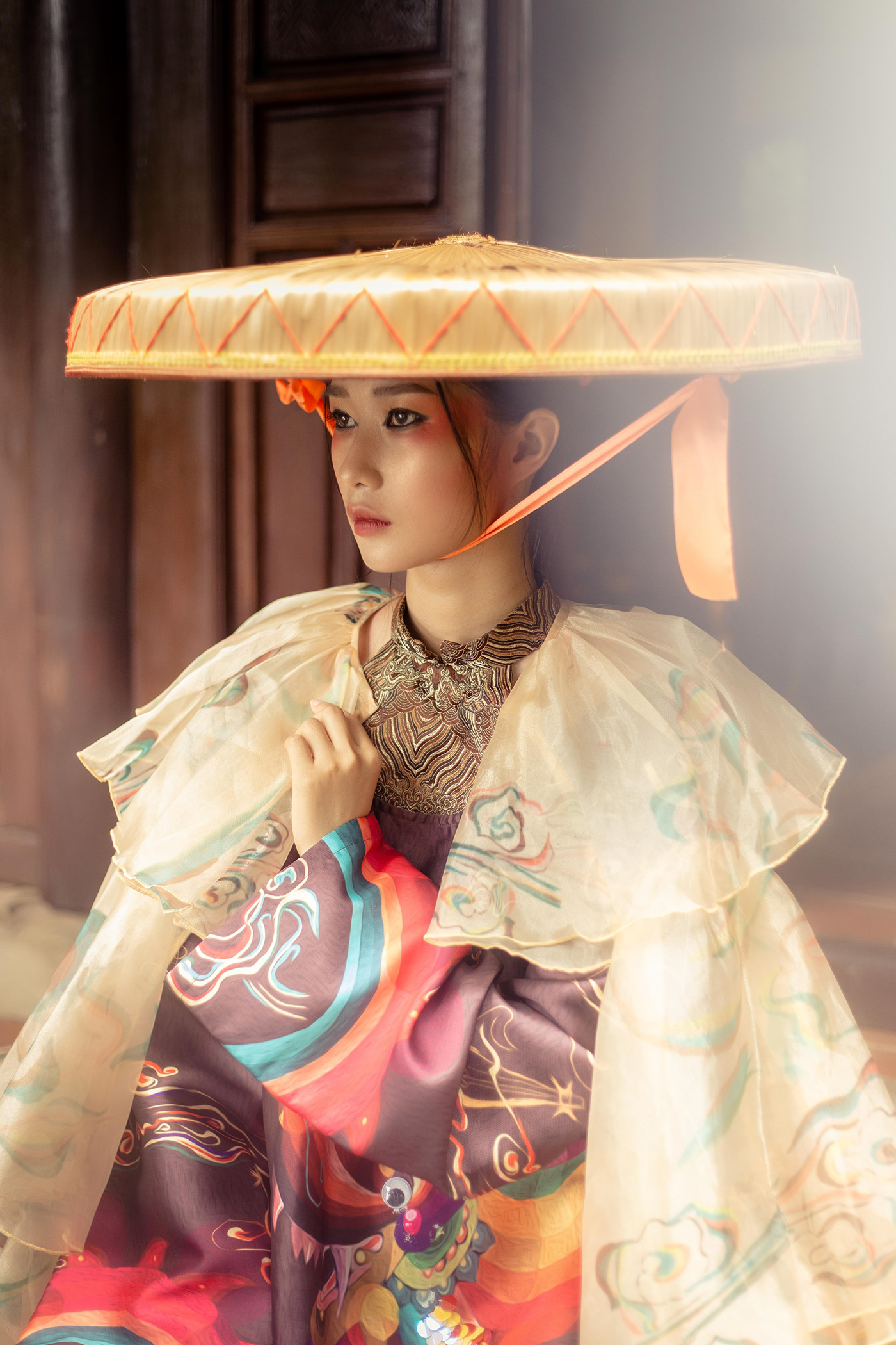 Aodai beauty Photography  portrait traditional vietnam