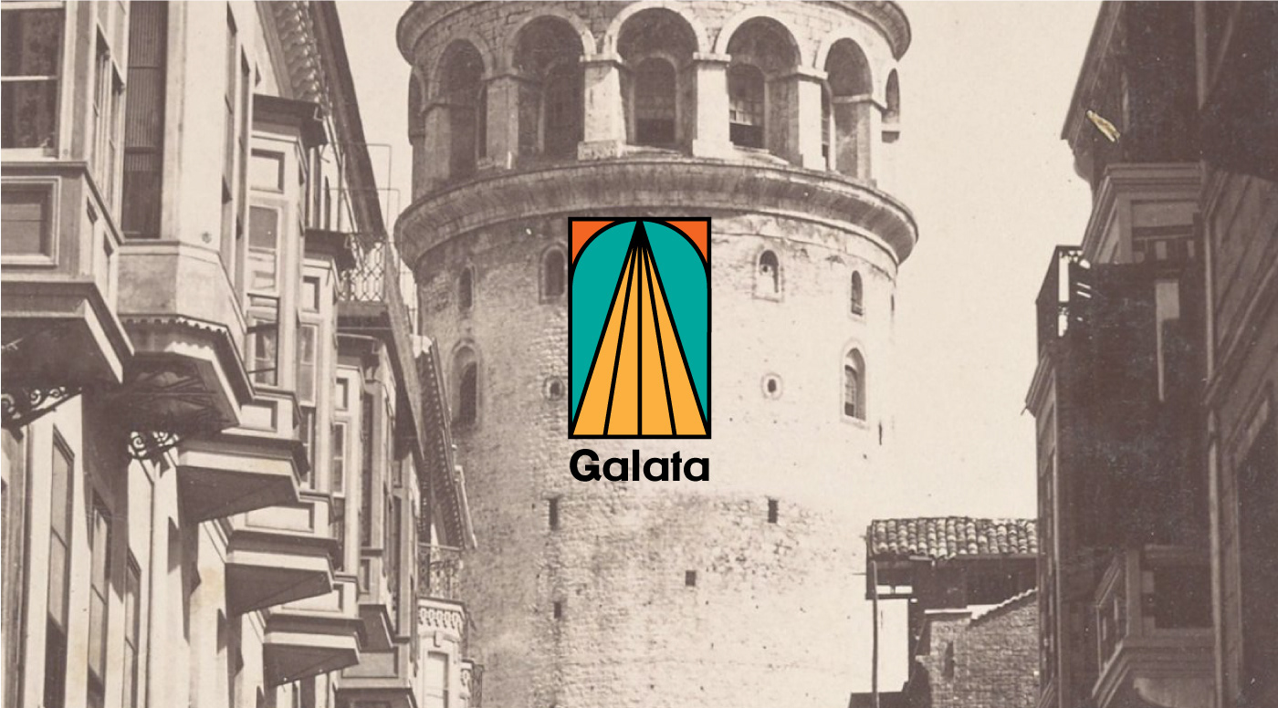 City branding galata Icon logo visual identity city logo city visual identity
