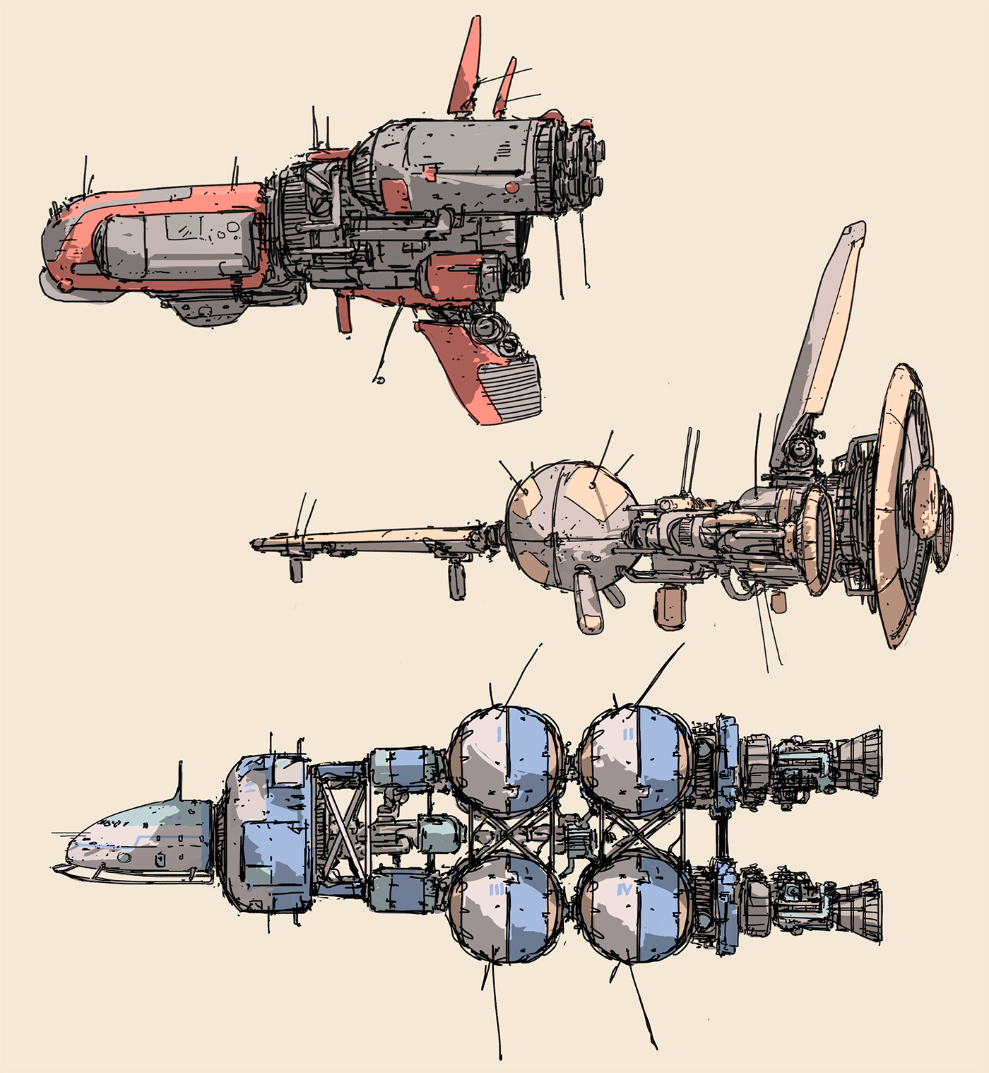 ships fast tano linework Vehicle concept