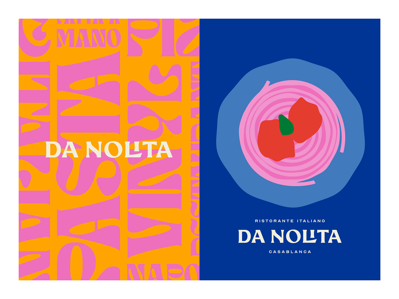 brand identity branding  colors funky design ILLUSTRATION  Italian food italian restaurant Italy logo Logotype