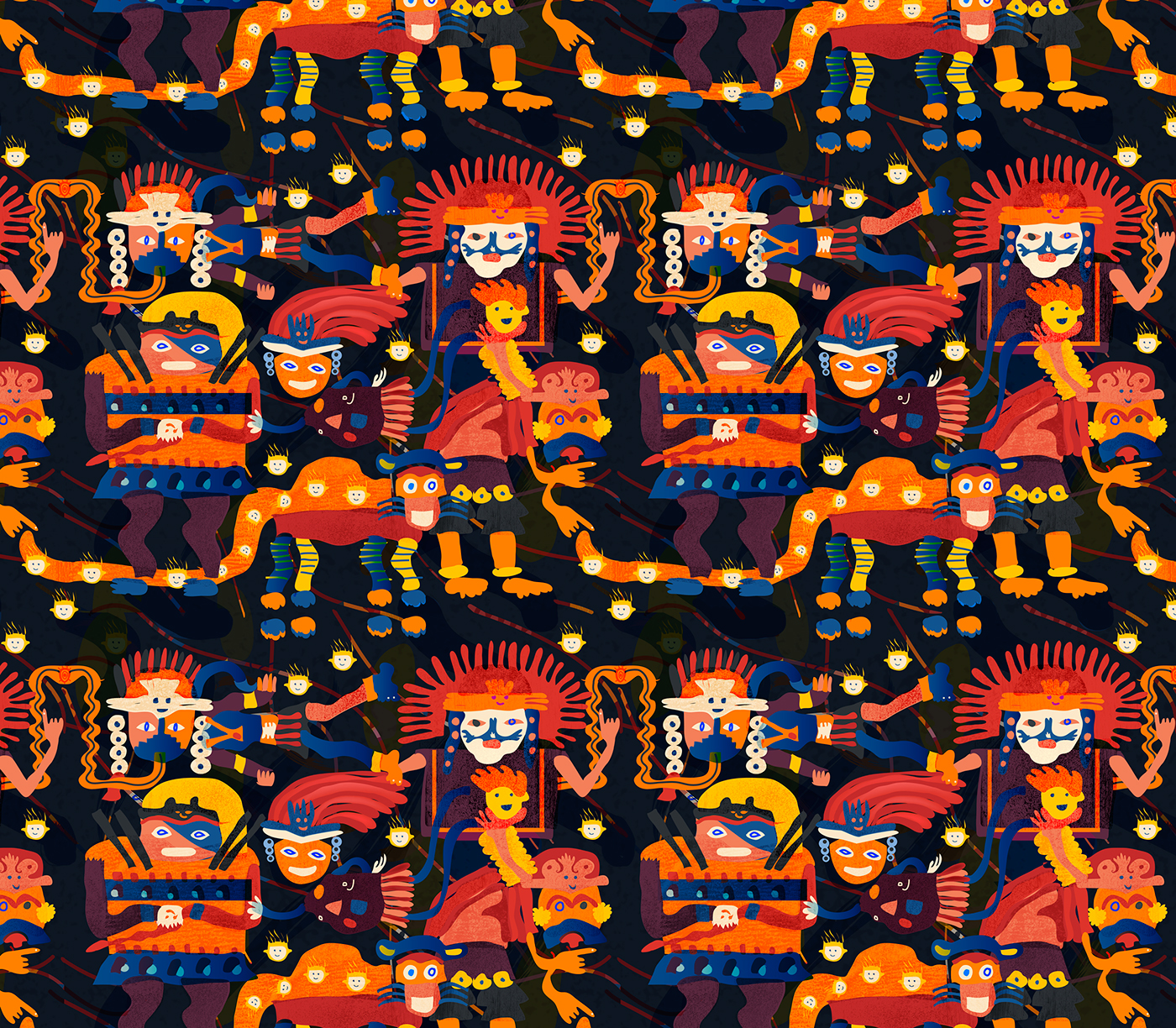pattern design  book editorial ILLUSTRATION  book cover textil cultural project proyecto cultural peru inca ilustracion