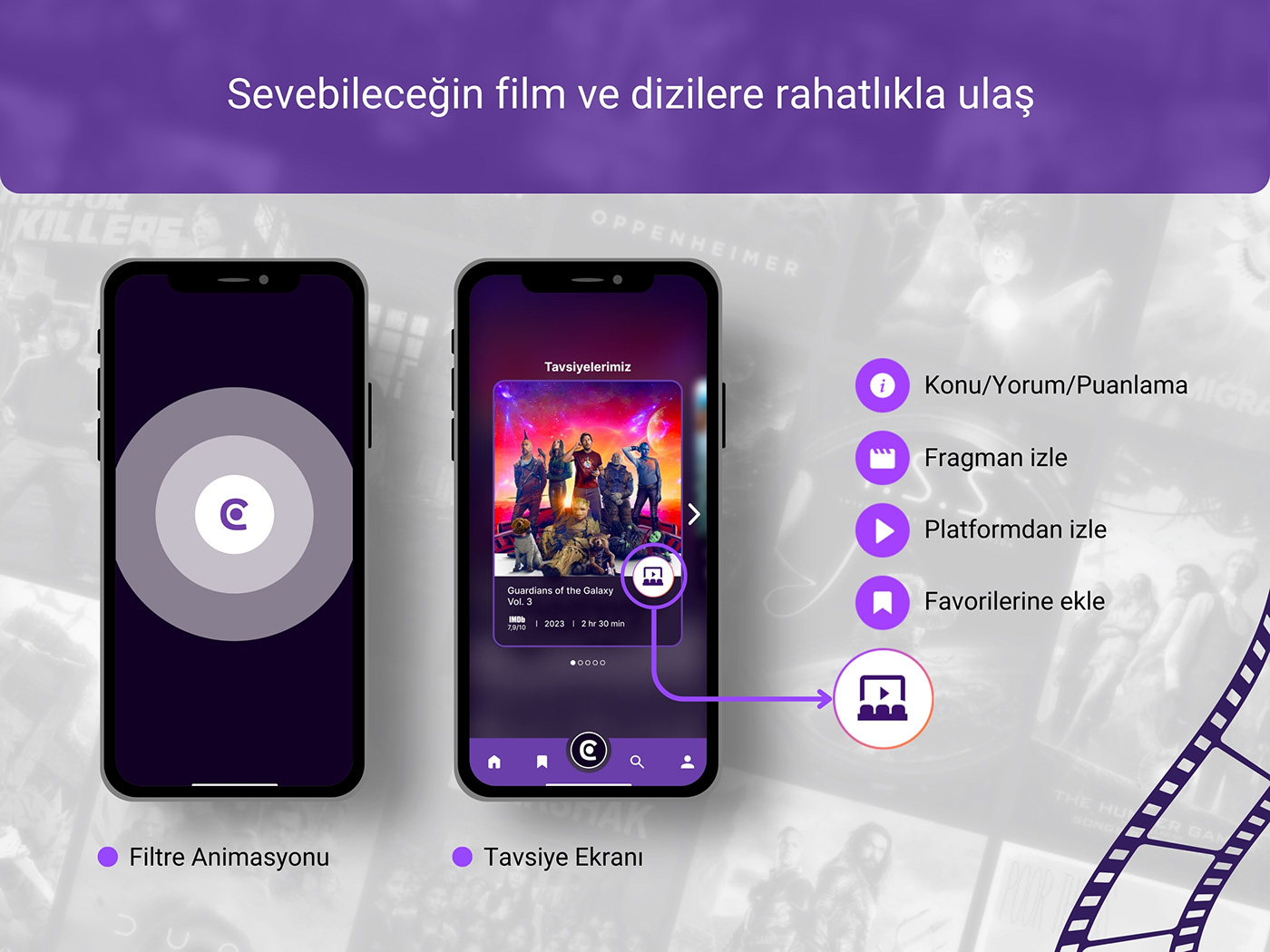 UI/UX ui design UX design Figma Mobile app user interface Experience movie app