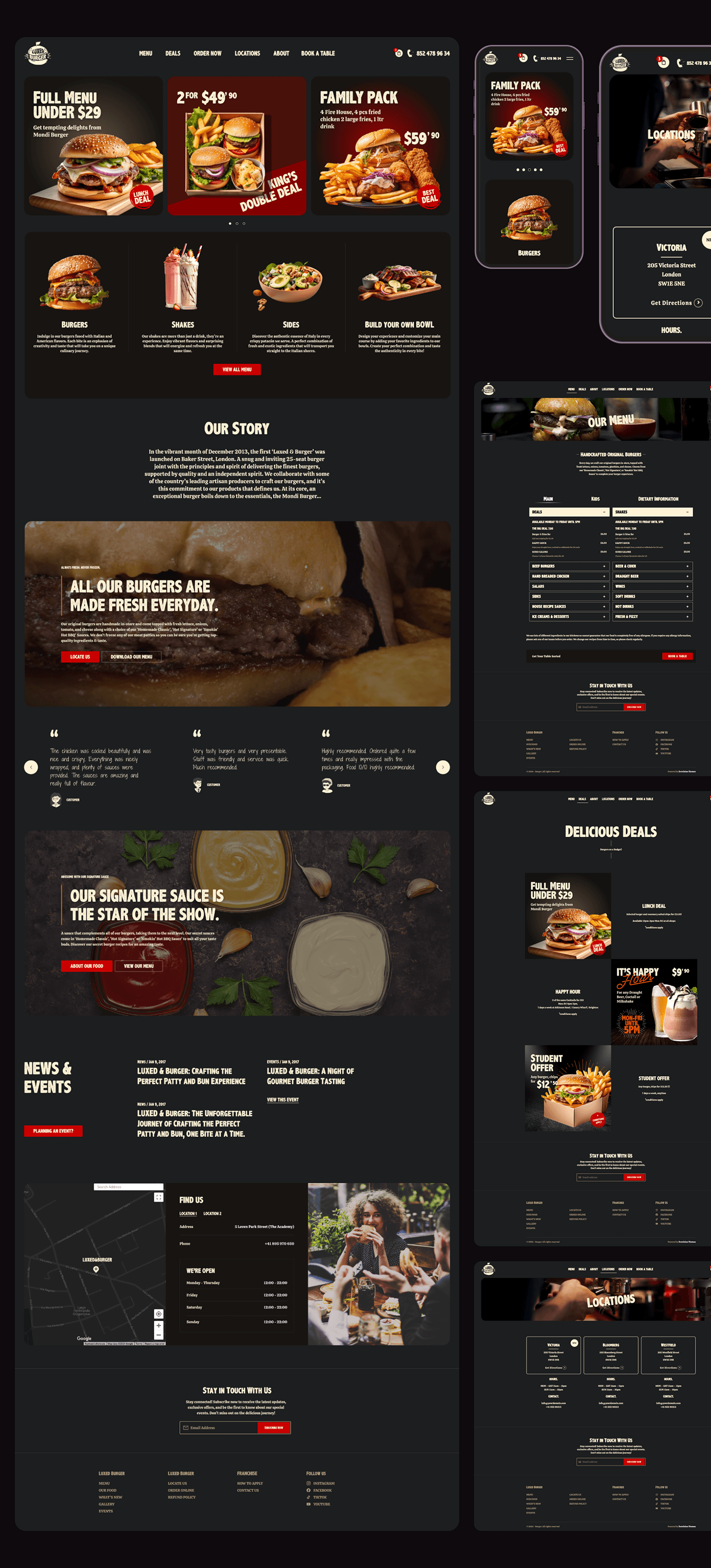 wordpress elementor Woocommerce Burger Website restaurant brand identity Logo Design shop themeforest Theme Customization