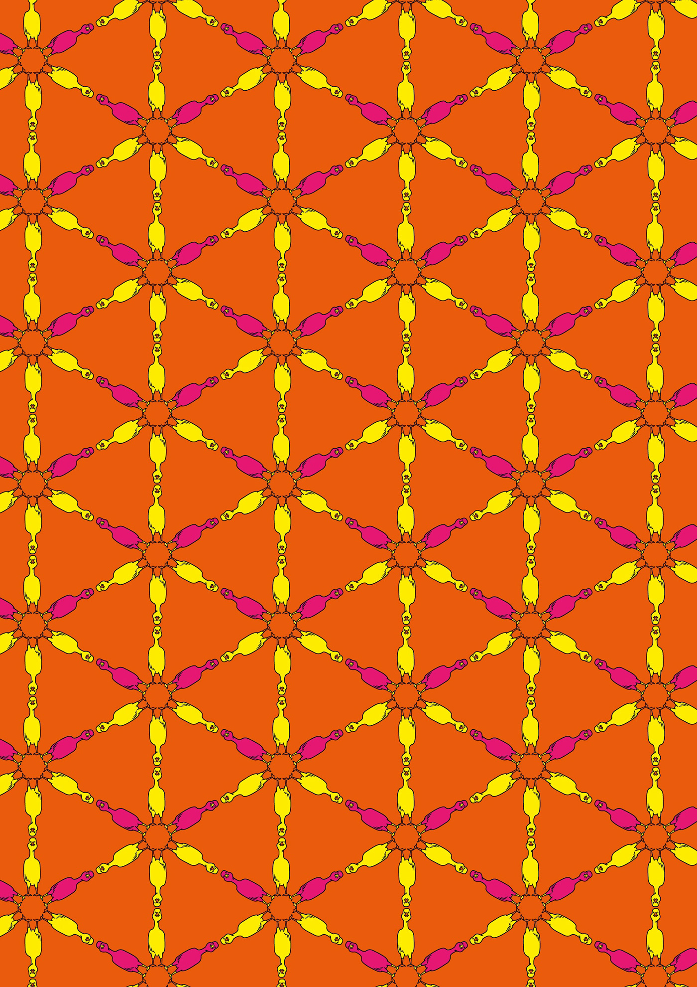 textile pattern Digital Art  concept visual identity