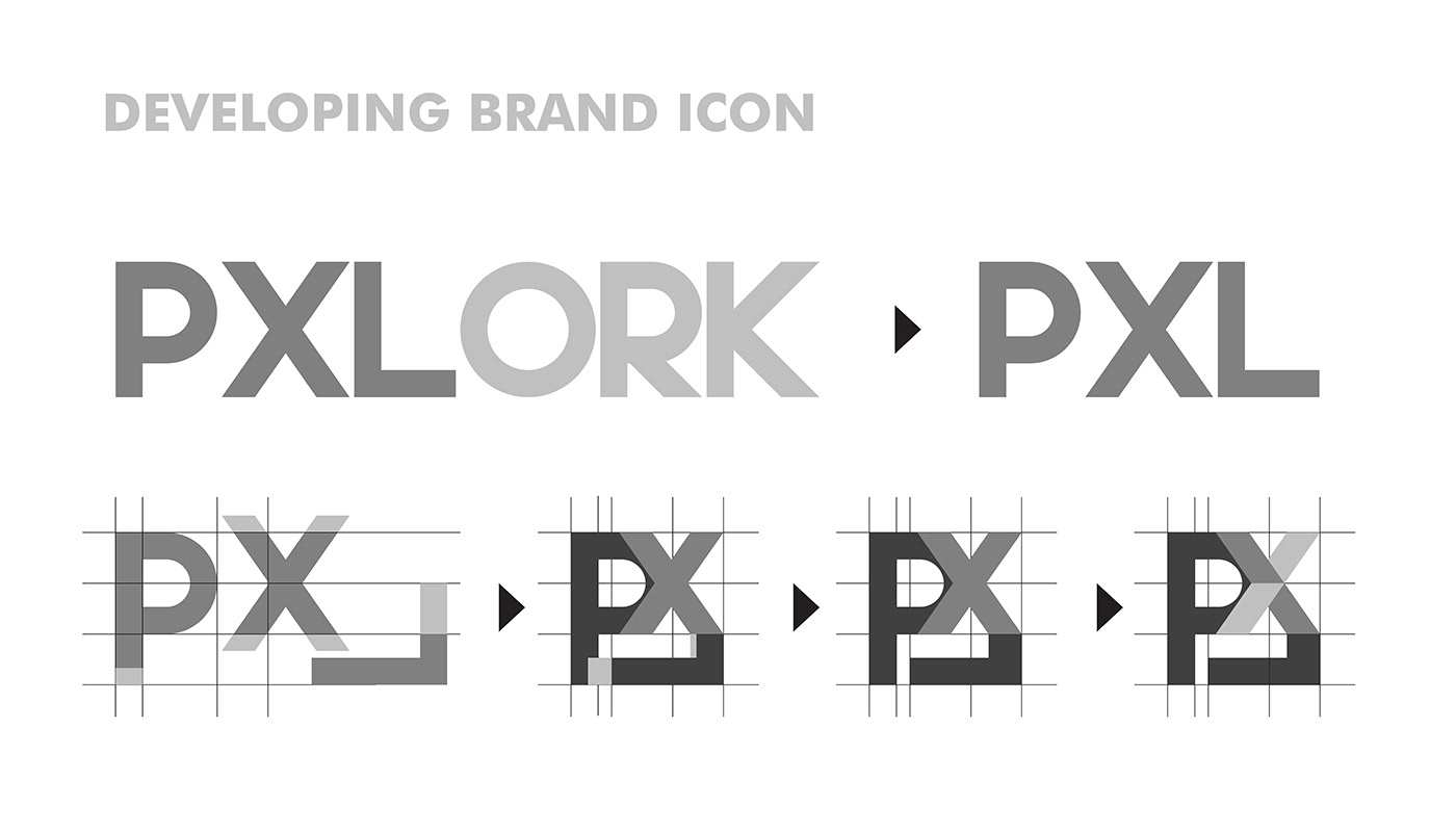 Brand Design branding  Creative Design Identity Design Logo Design Modern Logo pxlork Typographic Logo word mark
