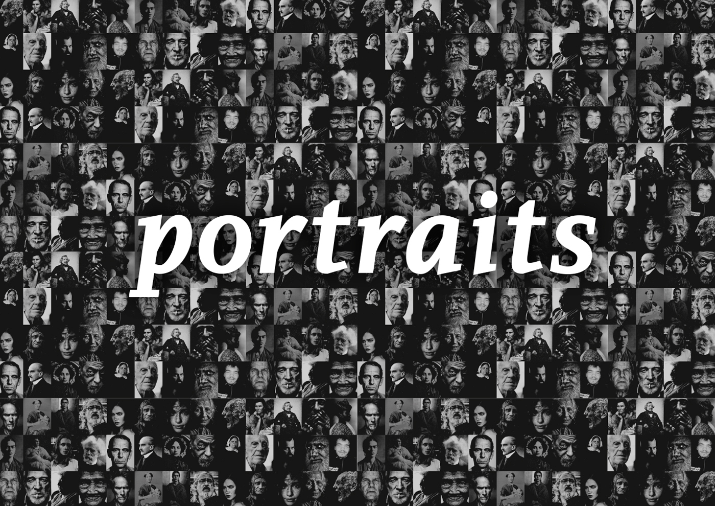 art4more poster portraits Exibition