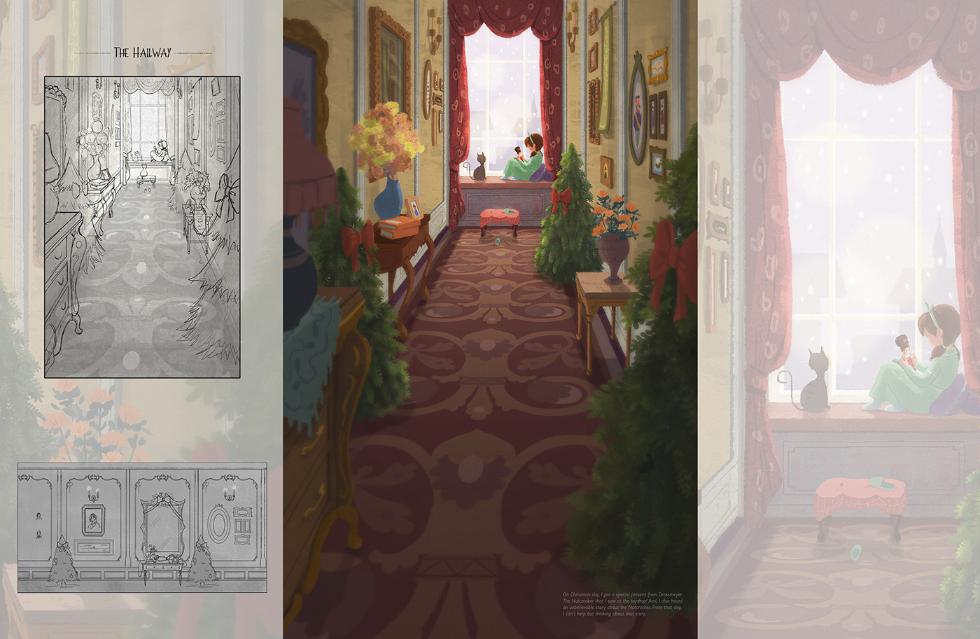 Visual Development background painting background design Layout Digital Art  ILLUSTRATION  Prop Design animation 