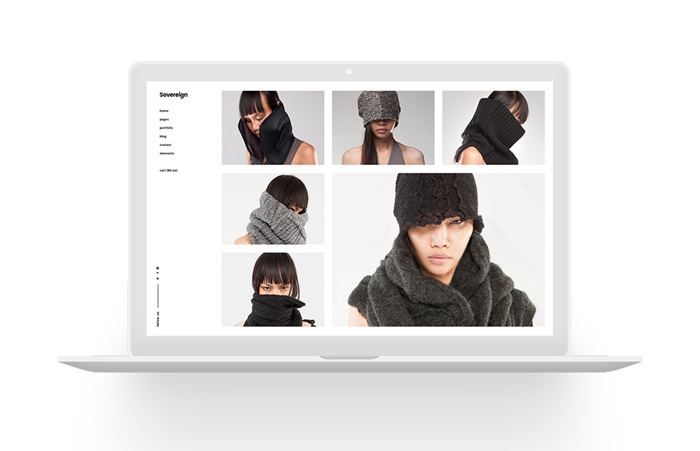 creative Web site wordpress Theme Responsive minimal design retina shop