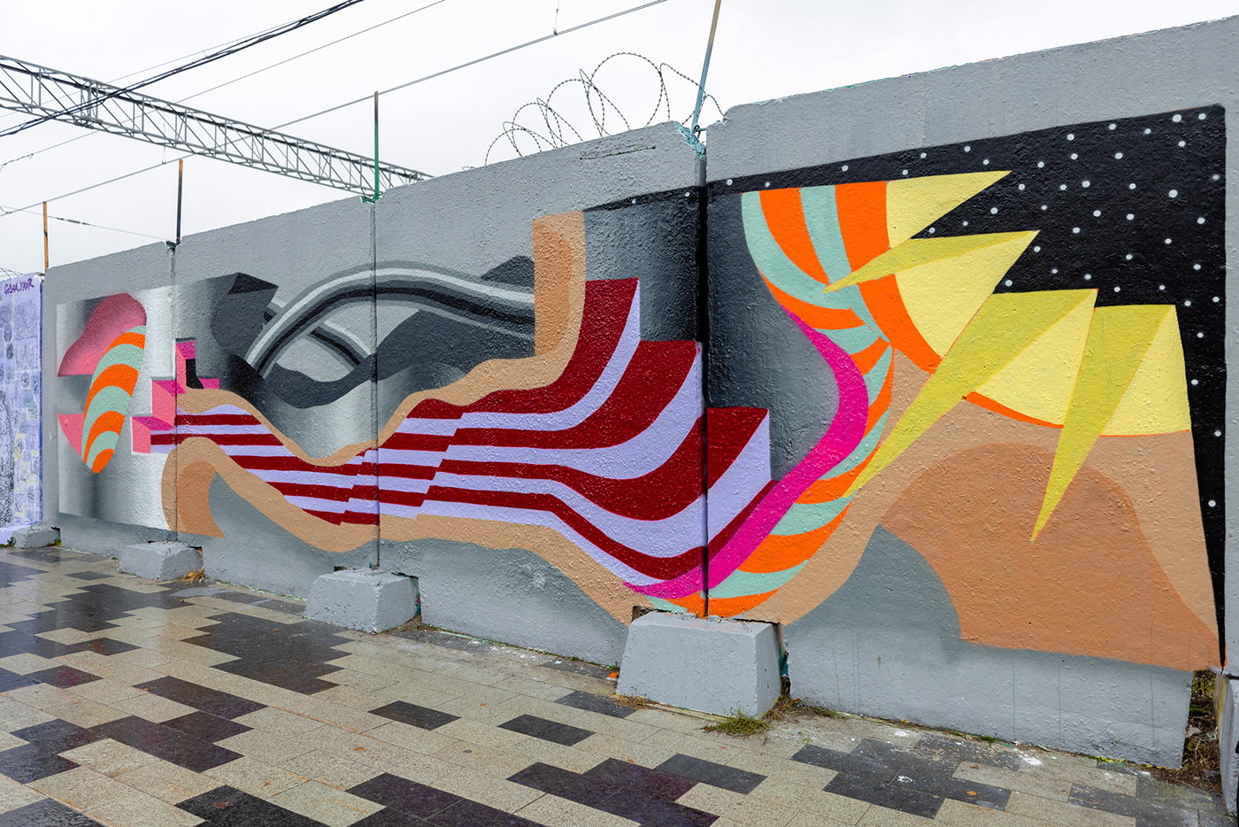 postgraffiti abstract Graffiti Mural wall art contemporary art artwork spray paint stretart GRAFFUTURISM