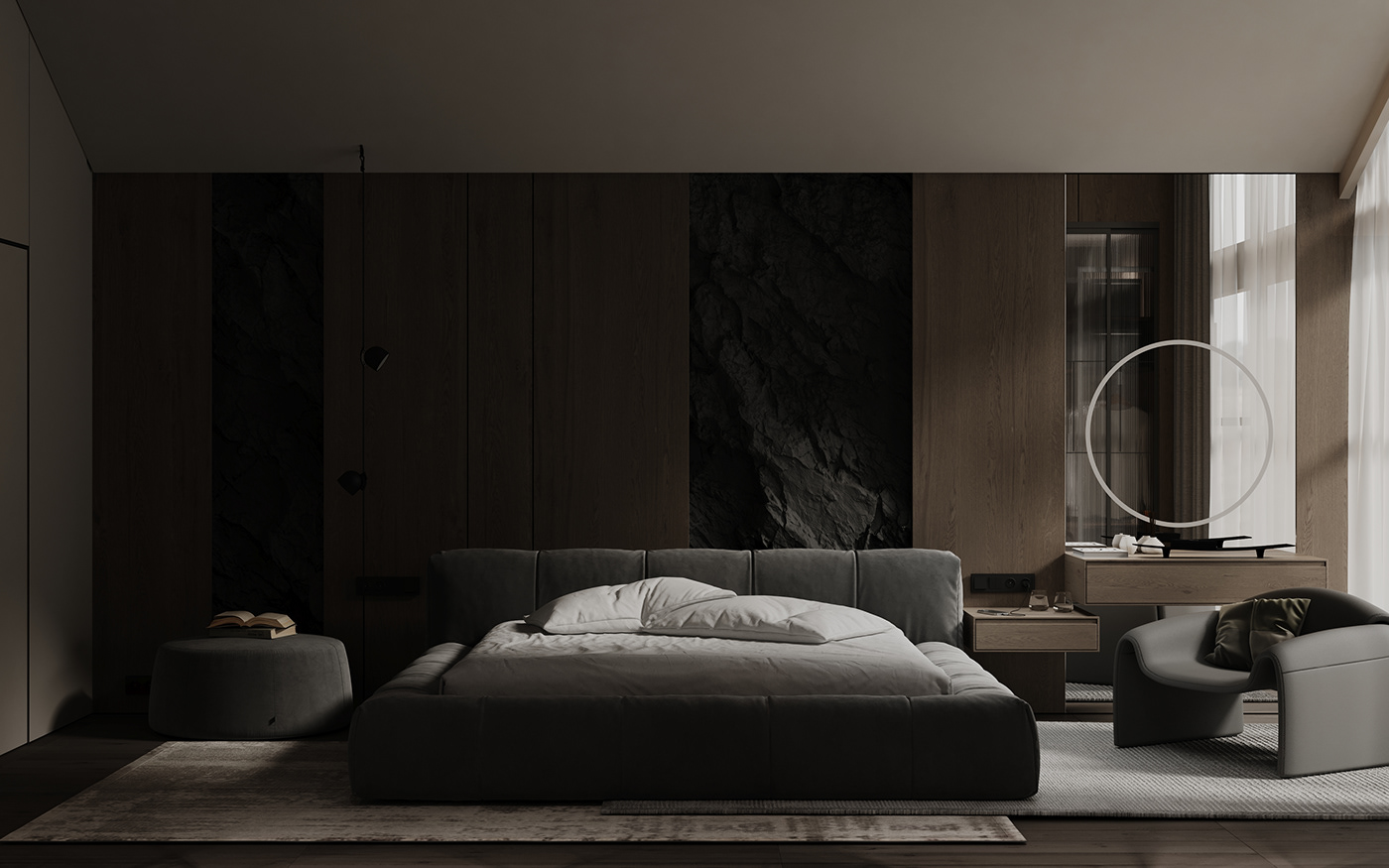 bali indonesia design interior design  visualization 3ds max Interior master bedroom bedroom design modern