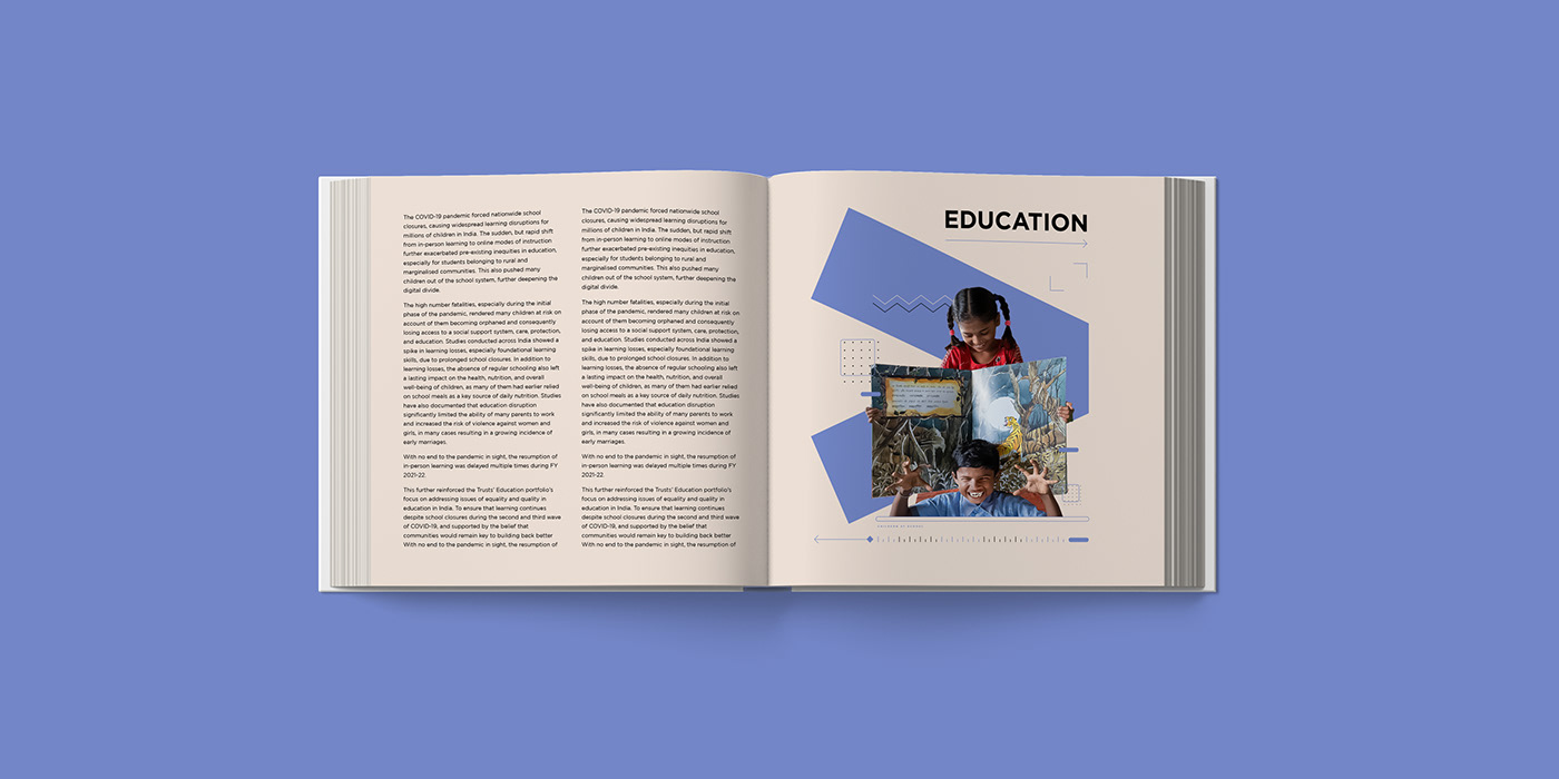 design book cover Annual Report Design Layout
