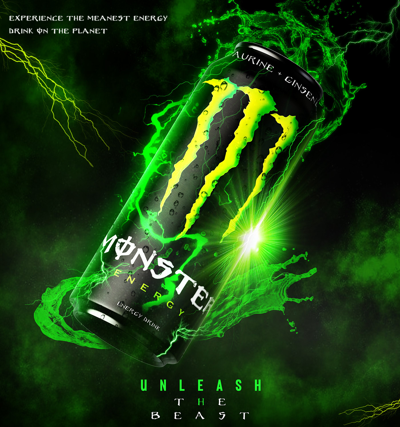 monster monster energy coke tin drinks pepsi Advertising  visual identity Brand Design marketing  