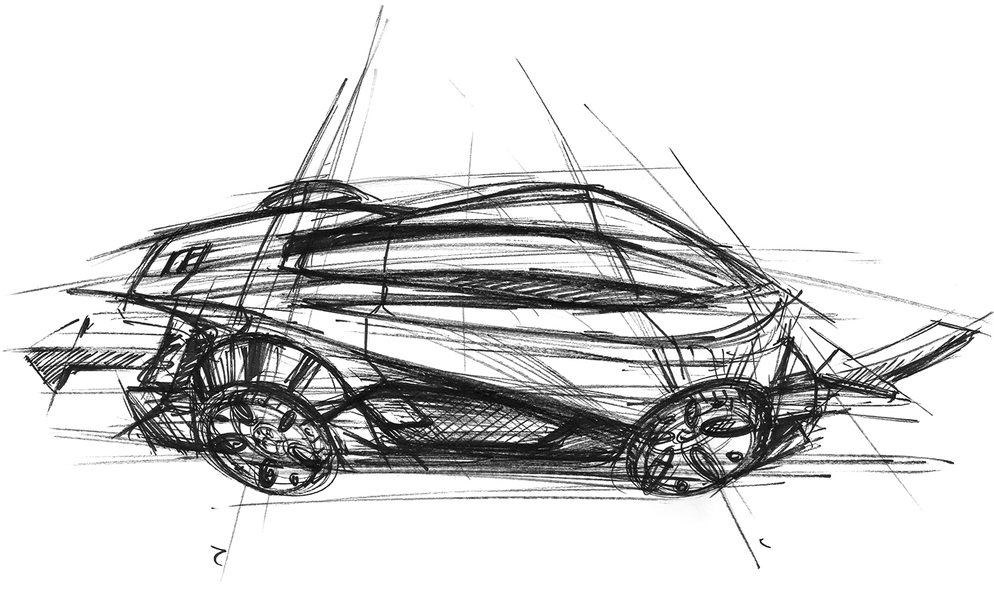 sketchbook sketch freehand car design Transportation Design