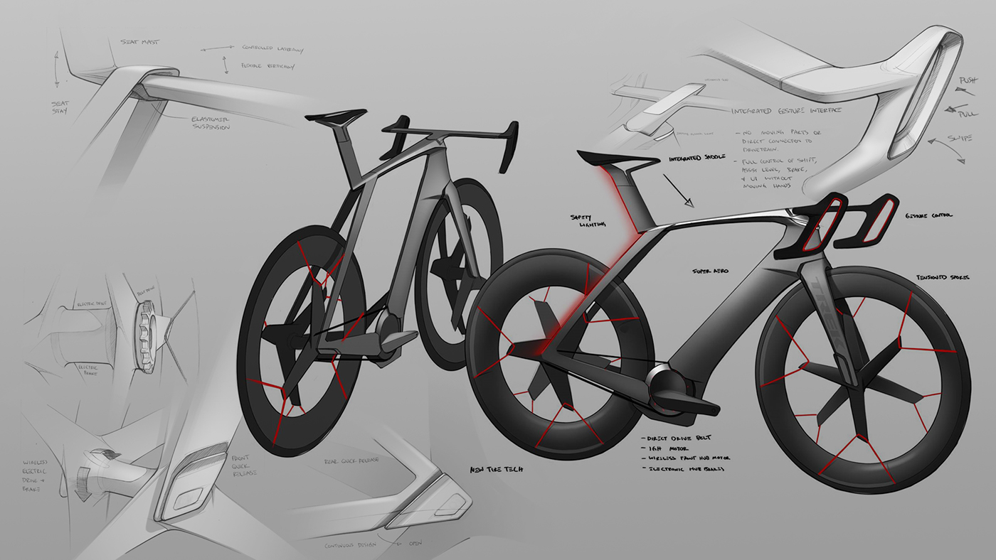 Trek Bike Bicycle design transportation automotive   Vehicle electric speed