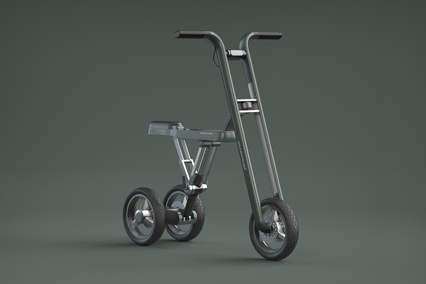 industrial design  mobility Scooter motorcycle Bike 3D Mechanical Design Transformation gihawoo design parametric design