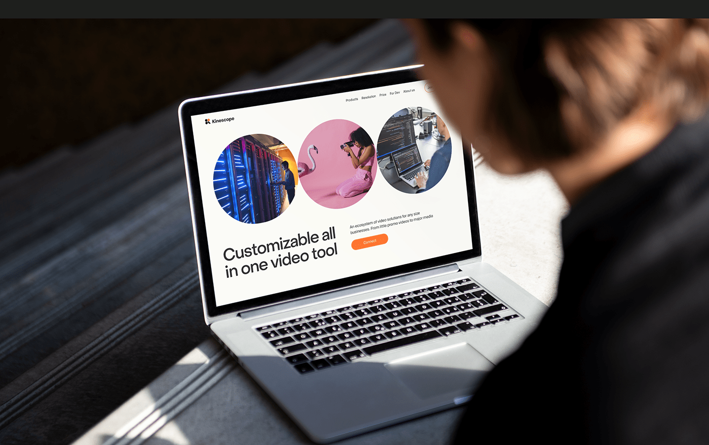 black brand identity Platform Startup UI video branding  visual identity Web Design  Website