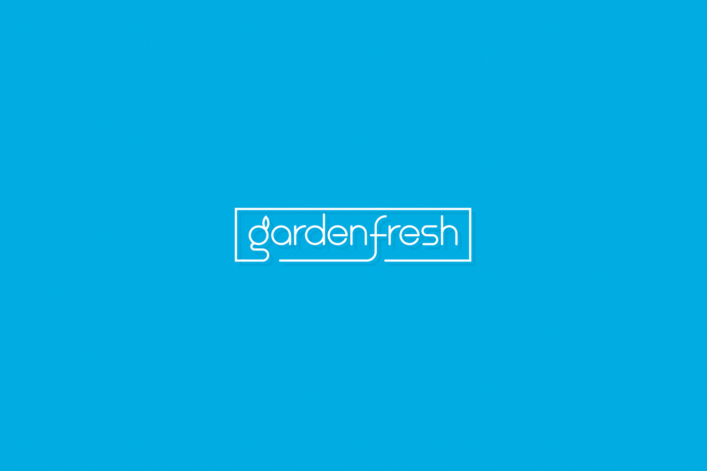 logo Fruit fresh businesscard app digital identity brand