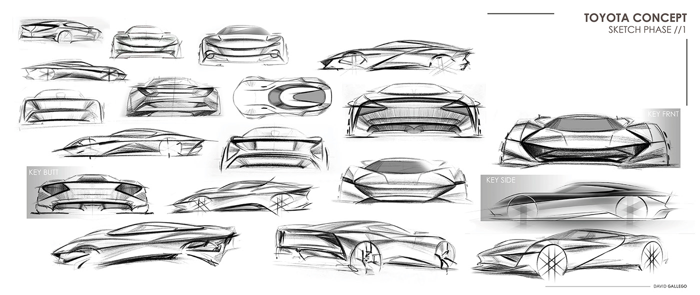automotive   car concept electric exterior design Gran Turismo gt japan toyota