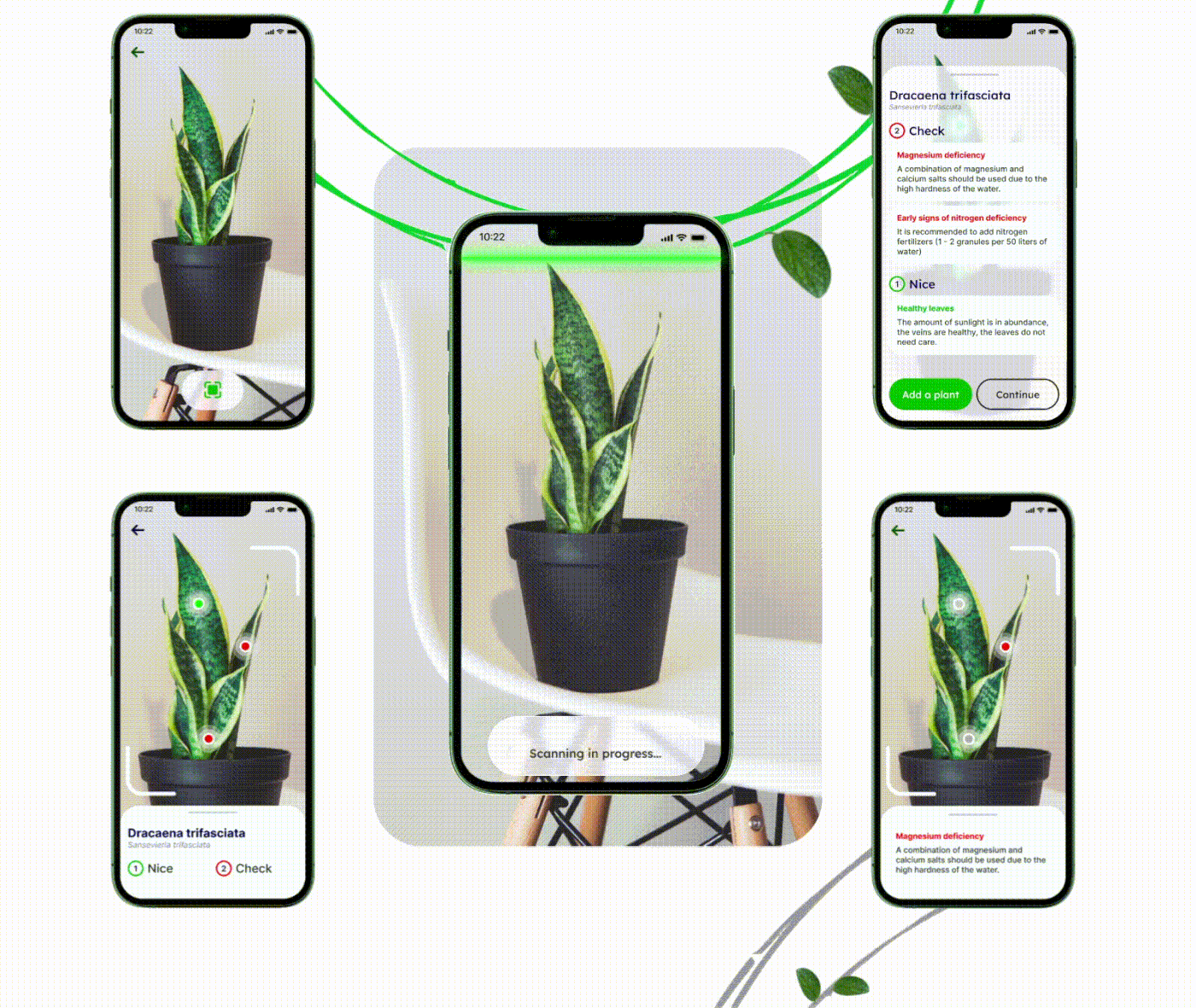 UI/UX app concept Mobile app mobile design Plant app plant care plants promo ui design ui mobile 