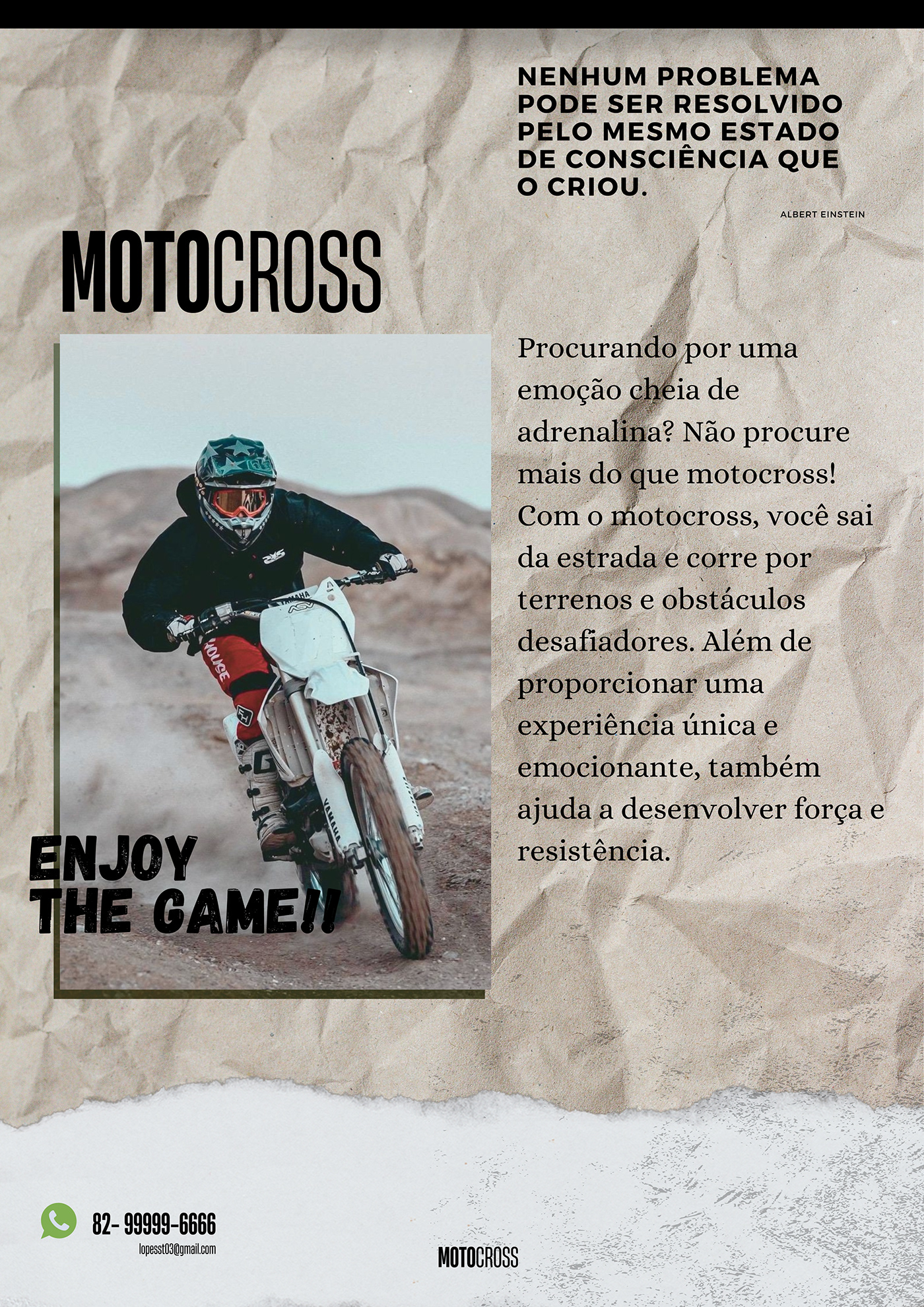 adrenalina fast game Motocross radical sport