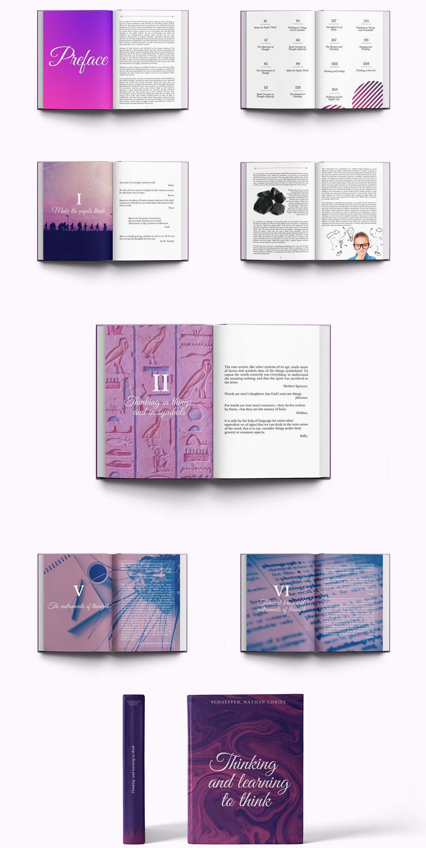 book art cover design InDesign pages photoshop Style