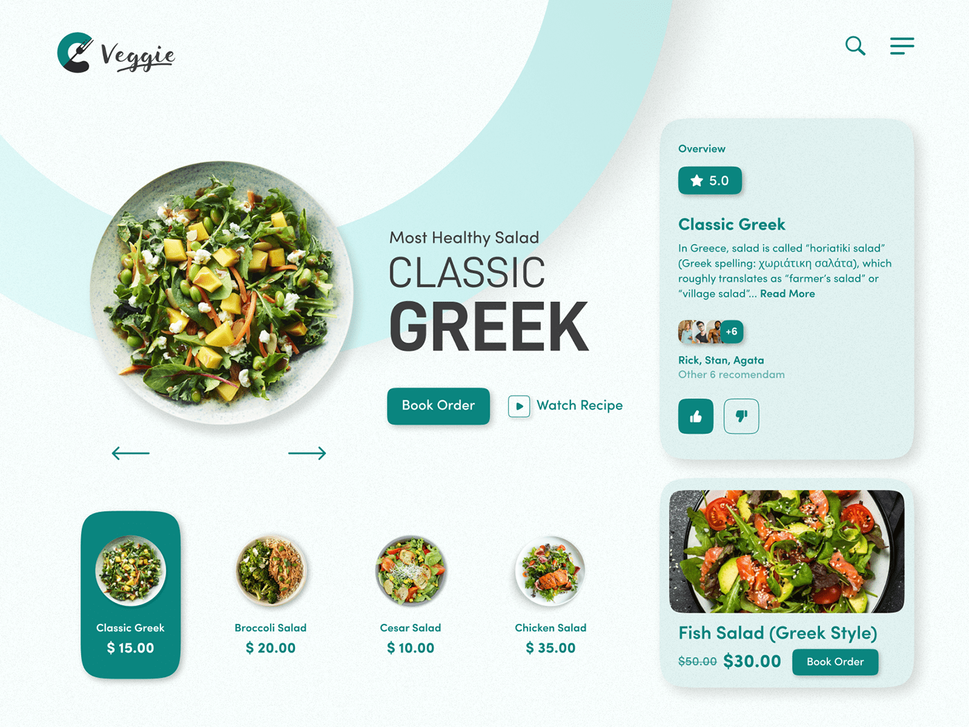 Broccoli salad caesar salad chicken salad food bowl design greek salad healthy food nourriture salad saladbar Website Design