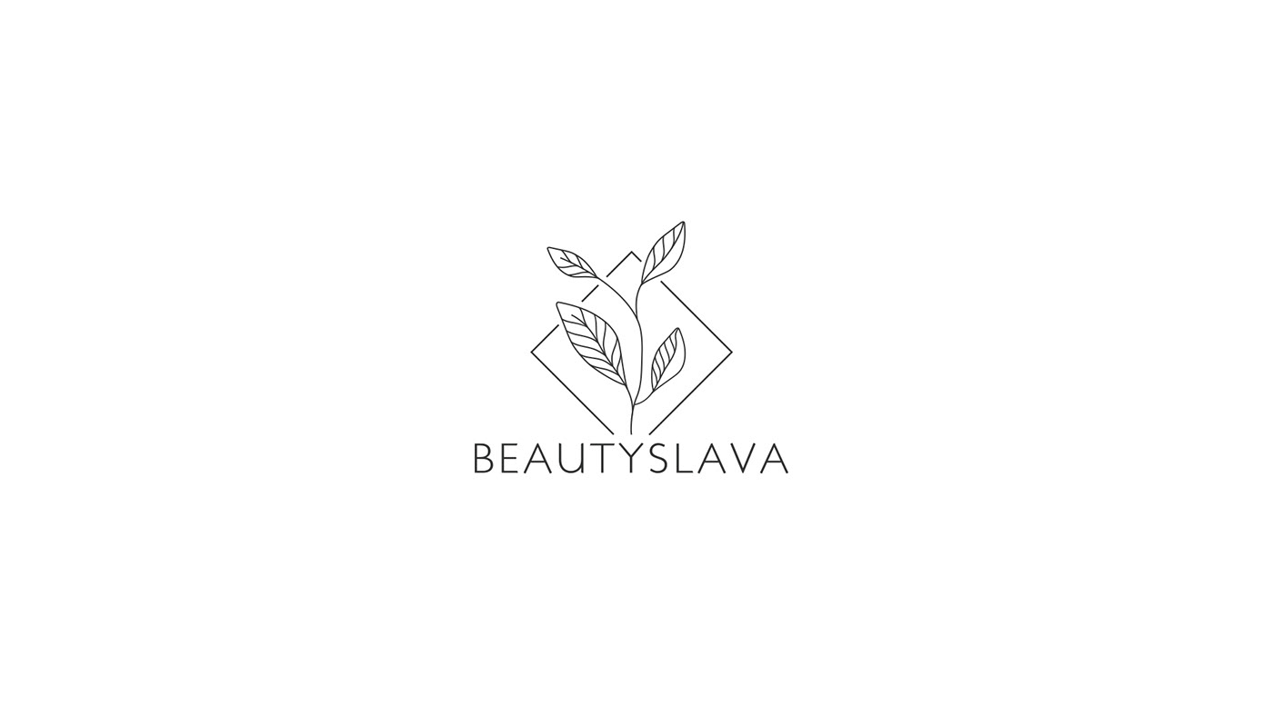 branding  pattern beauty organic Slavic etno cosmetics lineart minimalistic logo