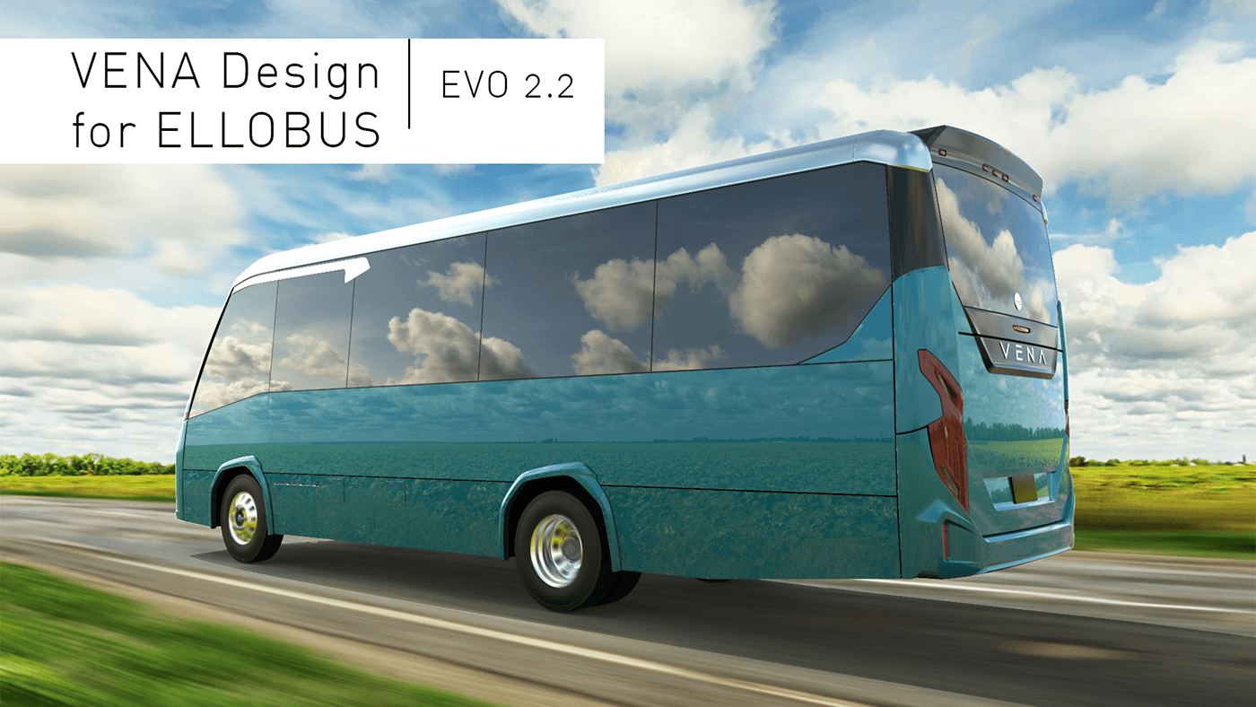 transportation Transportation Design industrial design  keyshot 3d modeling Siemens NX microbus Alias automotive   bus design