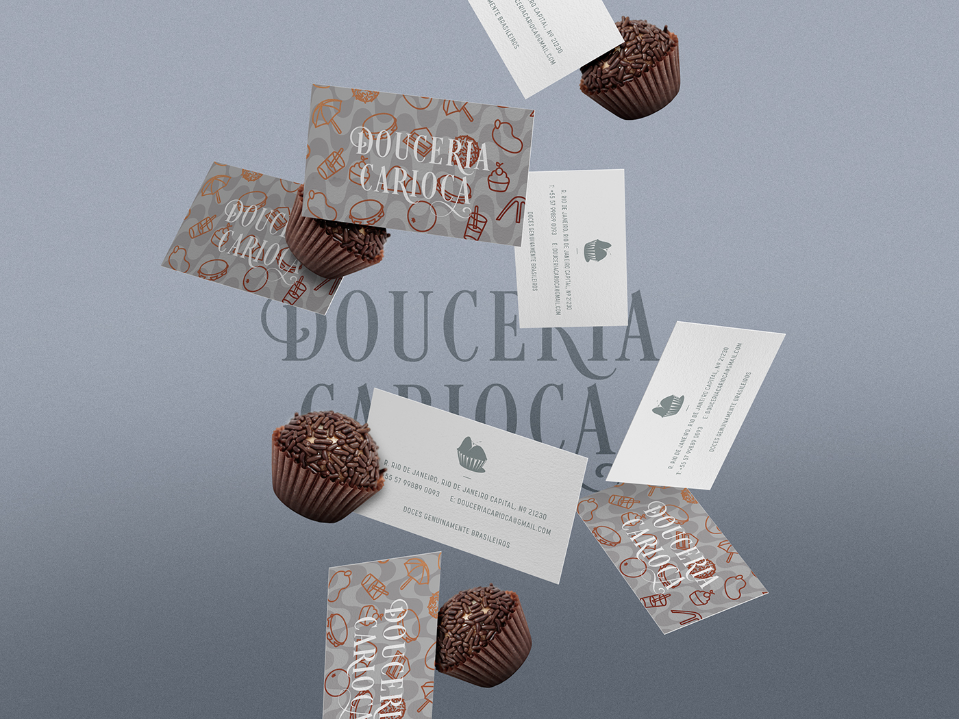 Doce chocolate Candy shop logo Brasil Brazil Candy shop duceria custom type ypography