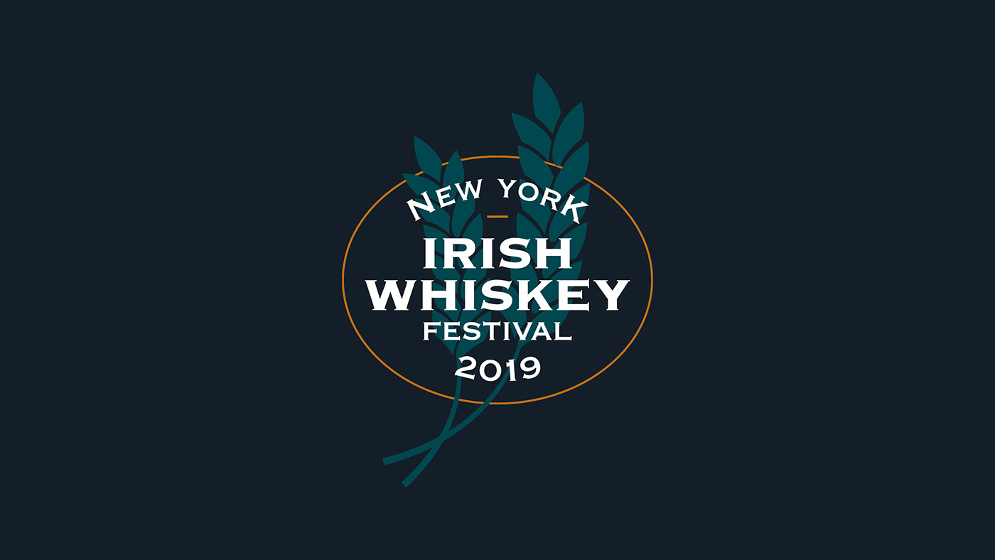 branding  festival logo New York Whiskey