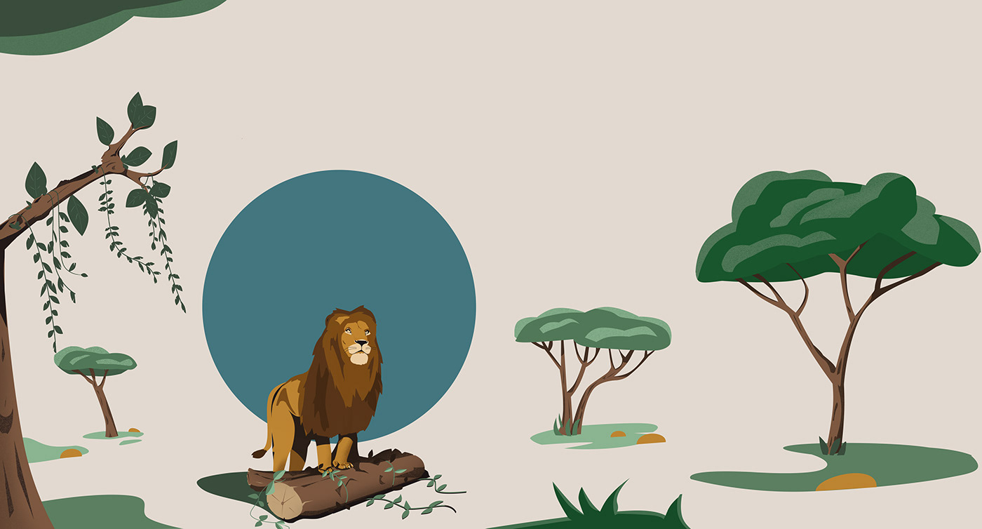 Coffee ILLUSTRATION  african animalillustration animation  motion graphics  Character design 