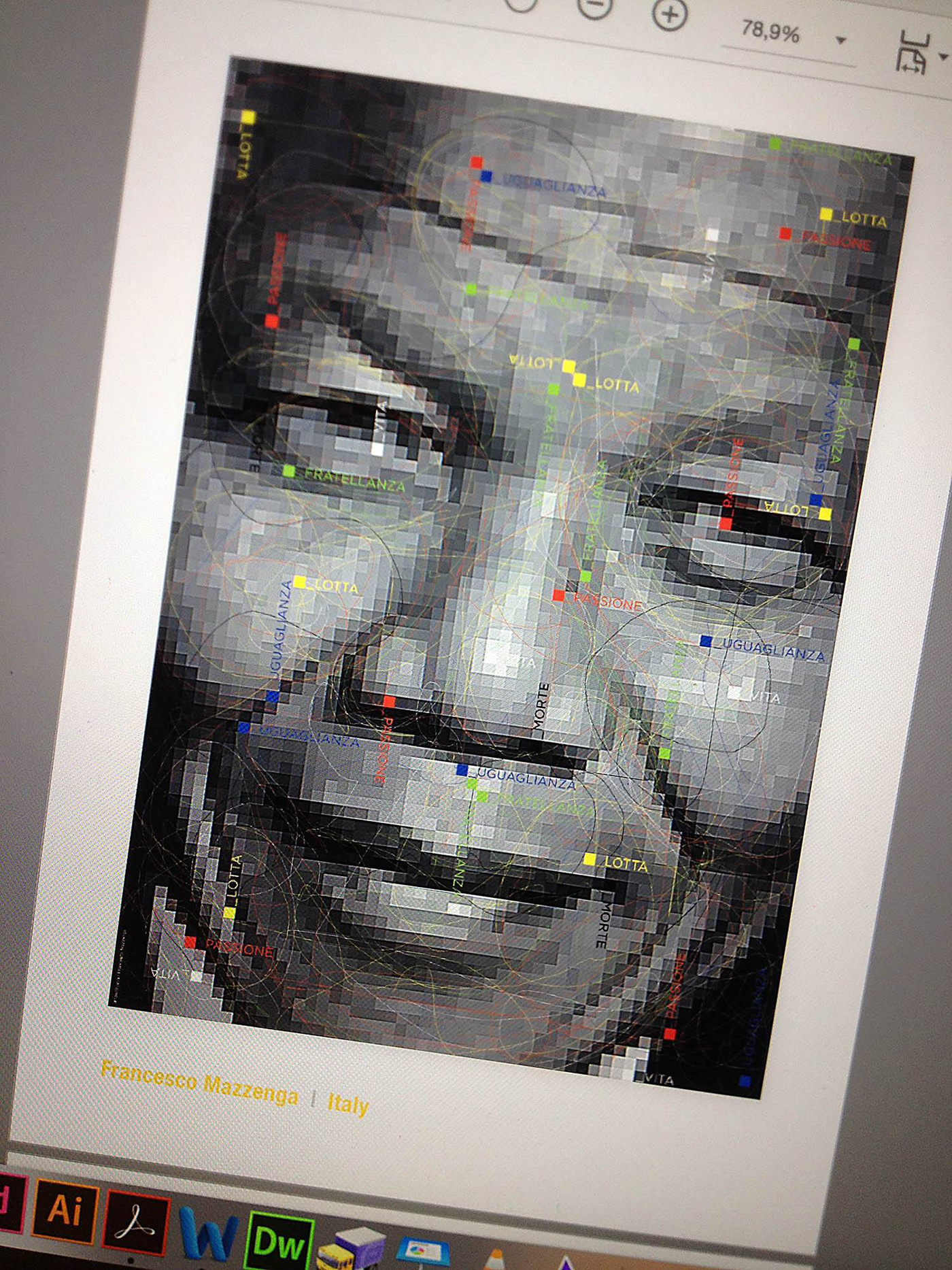 Mandela madiba journals poster design Francesco Mazzenga