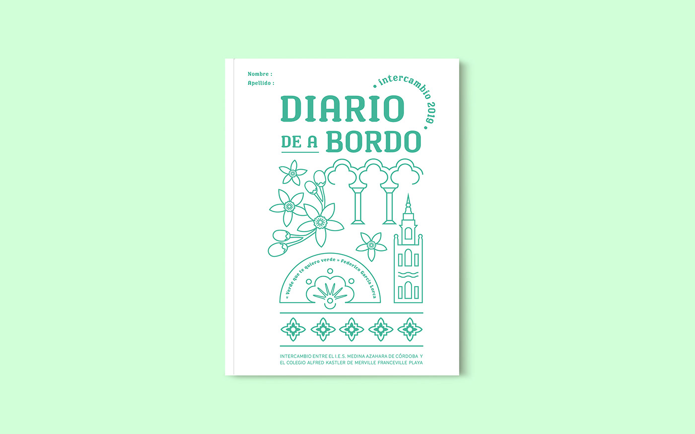 spain españa notebook Carnet de voyage graphic design  edit art direction  andalusia Travel book cordoba
