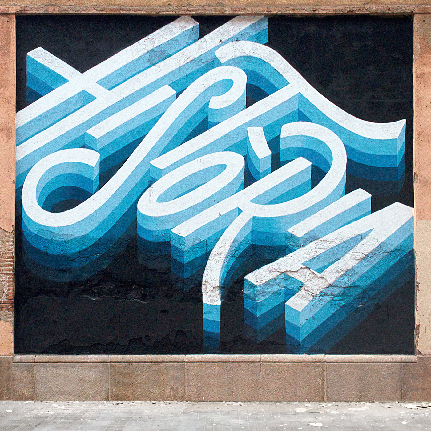 Graffiti lettering Murals painting   Street Art  type typography   ILLUSTRATION  urban art